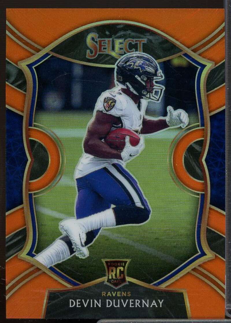 Devin Duvernay Rookie Card 2020 Select Prizm Orange #77  Image 1