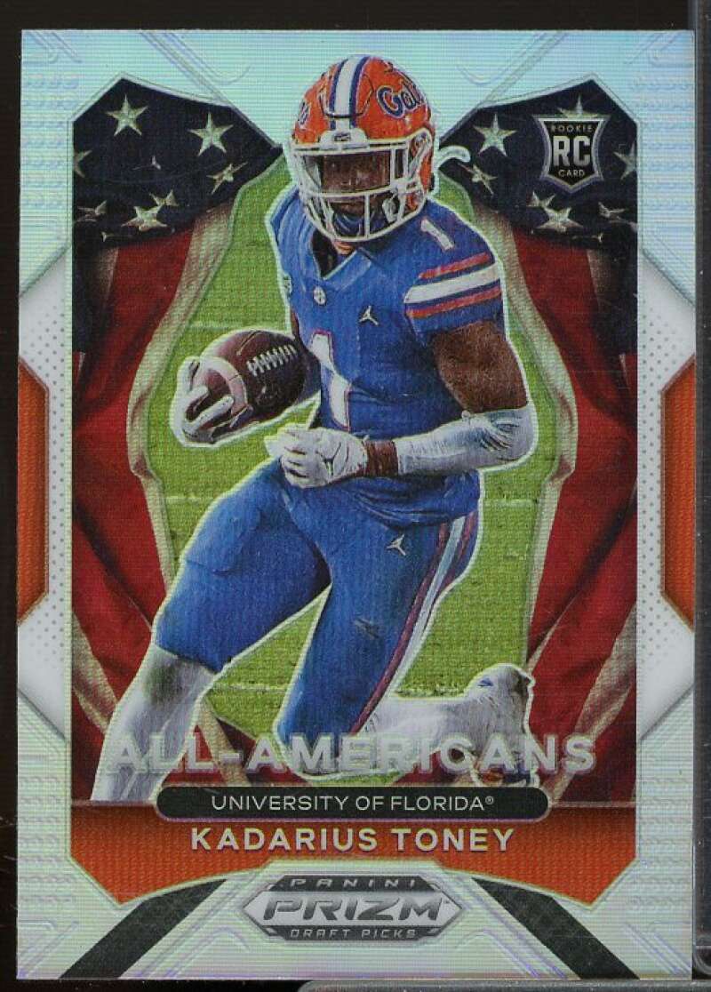 Kadarius Toney AA Rookie Card 2021 Panini Prizm Draft Picks Prizms Silver #195  Image 1