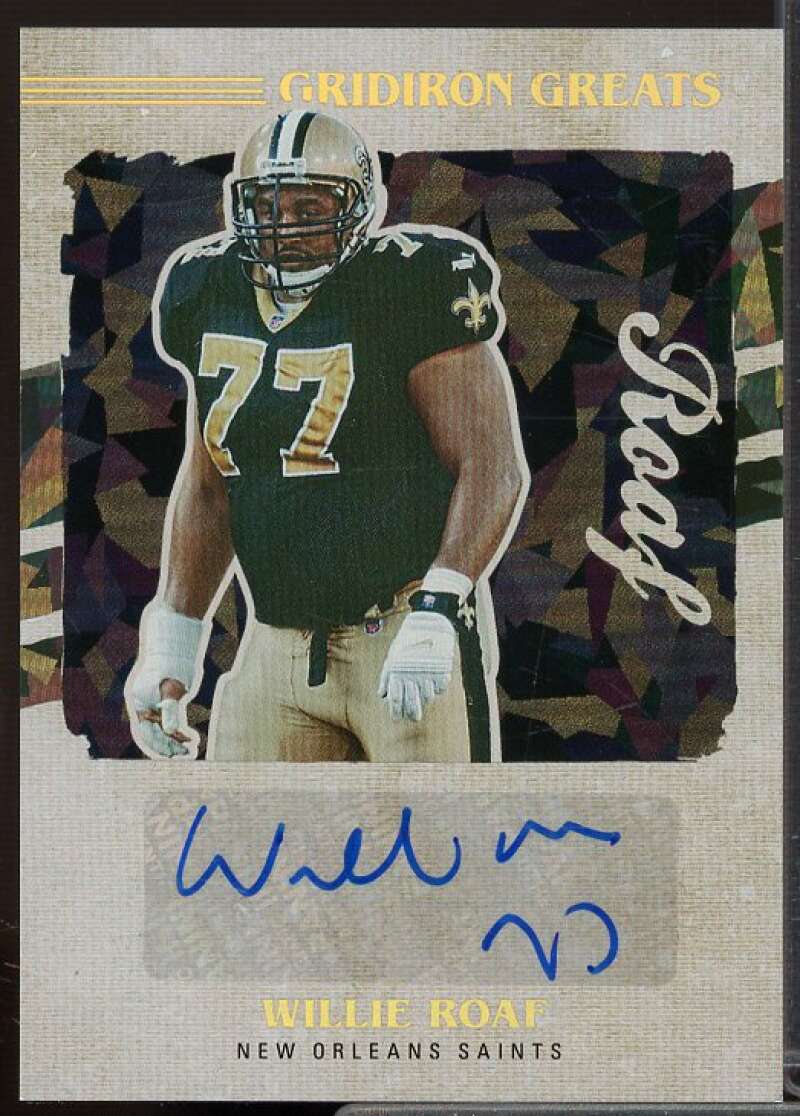 Willie Roaf Card 2023 Panini Gridiron Greats Autographs #2  Image 1