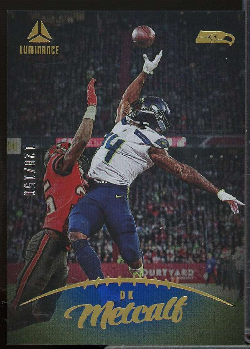 D.K. Metcalf Card 2023 Panini Luminance Blue #39  Image 1