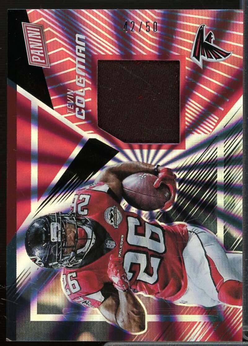 Tevin Coleman Rookie Card 2018 Panini Day Veteran Memorabilia #TC  Image 1