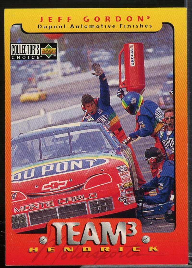 Jeff Gordon's Car T3 Card 1997 Collector's Choice #129  Image 1