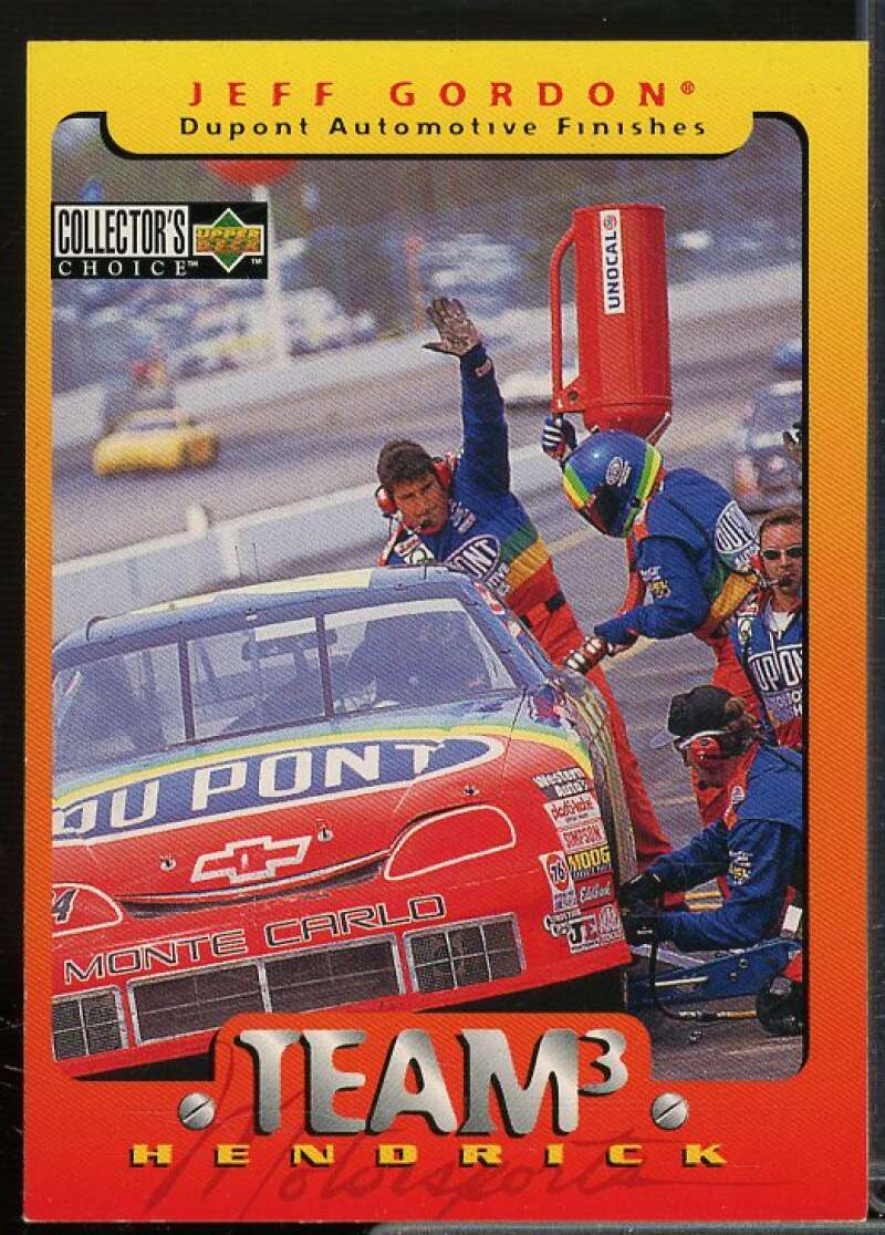 Jeff Gordon's Car T3 Card 1997 Collector's Choice #129  Image 1