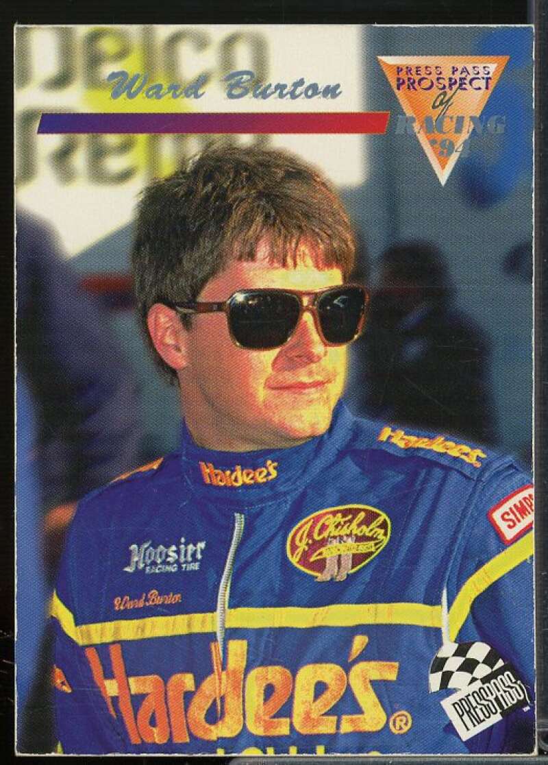 Ward Burton Card 1994 Press Pass Prospects #PP2  Image 1