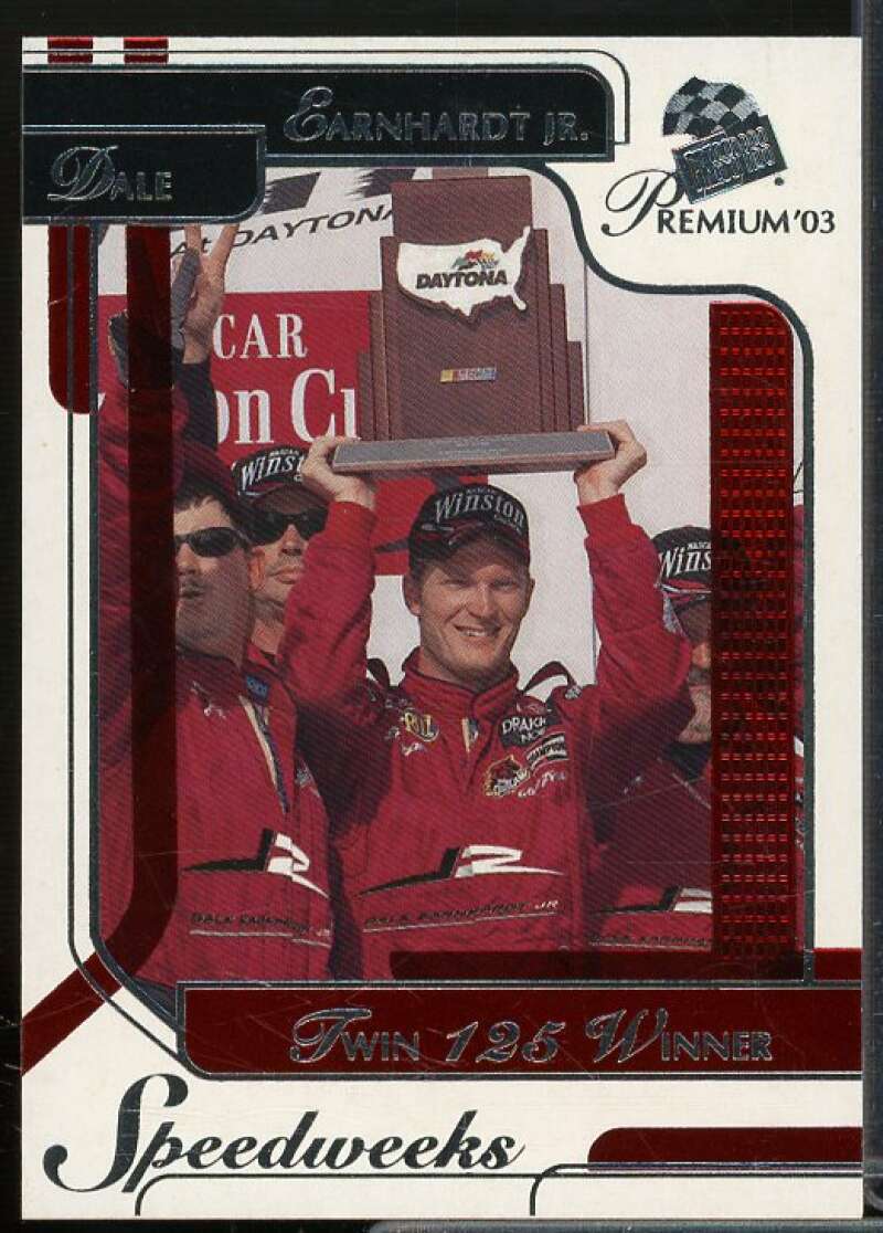 Dale Earnhardt Jr. Card 2003 Press Pass Premium Red Reflectors #46  Image 1