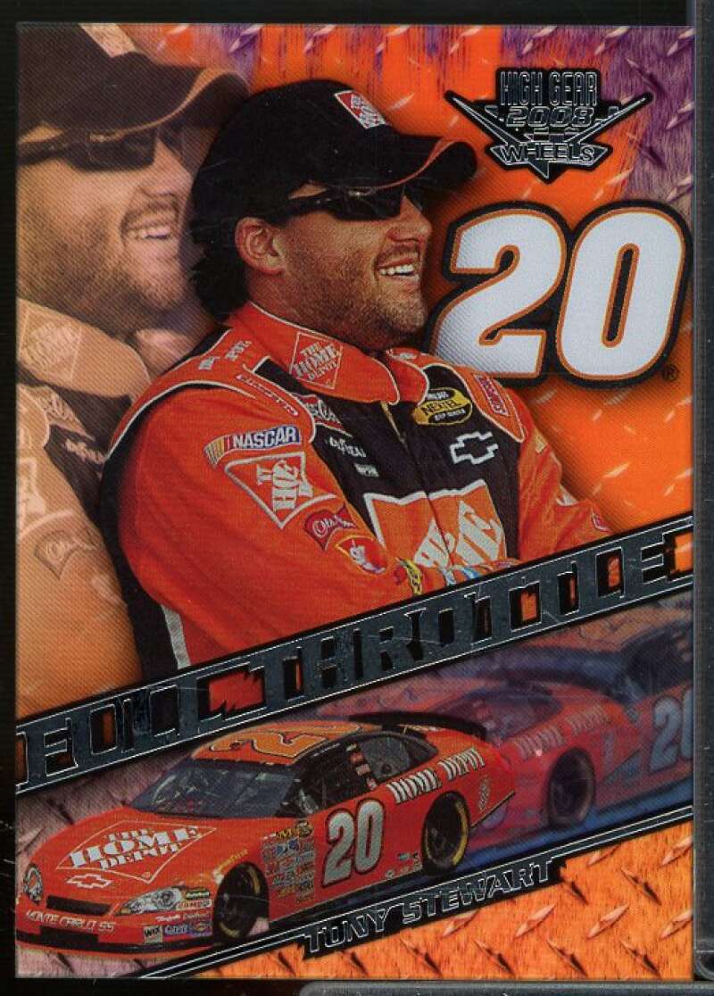 Tony Stewart Card 2008 Wheels High Gear Full Throttle #FT9  Image 1