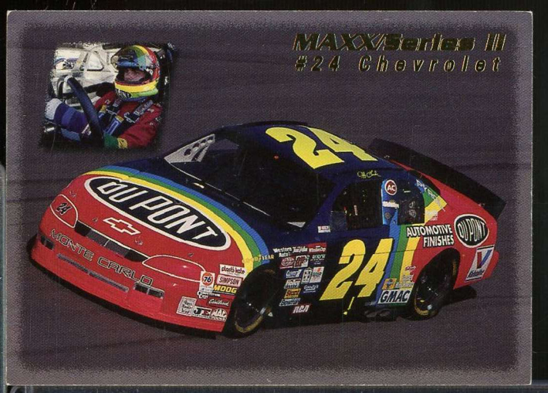 Jeff Gordon's Car Card 1995 Maxx #237  Image 1