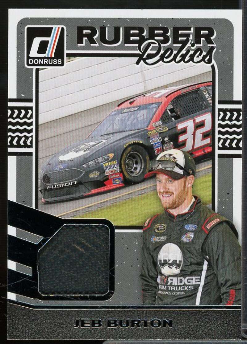 Jeb Burton Card 2017 Donruss Rubber Relics #22  Image 1