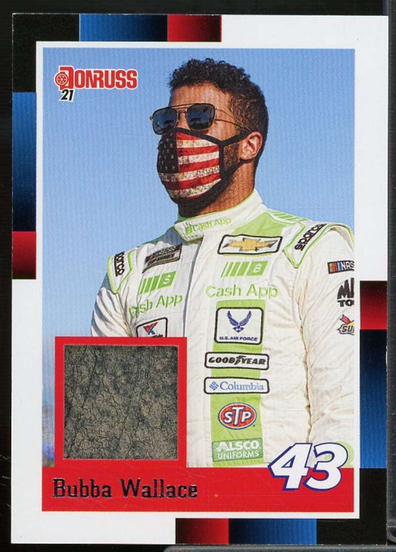 Bubba Wallace Card 2021 Donruss Retro 1988 Relics #31  Image 1