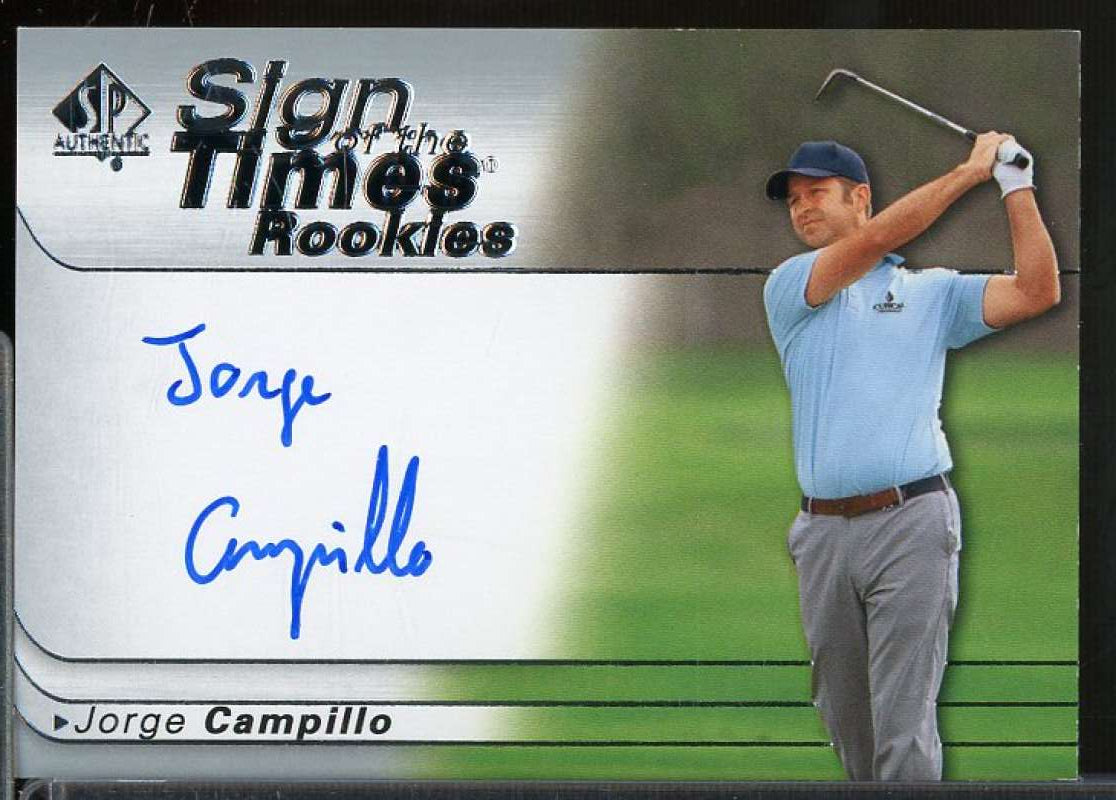 Jorge Campillo D Card 2021 SP Authentic Sign of the Times Rookies #SOTTRJC  Image 1