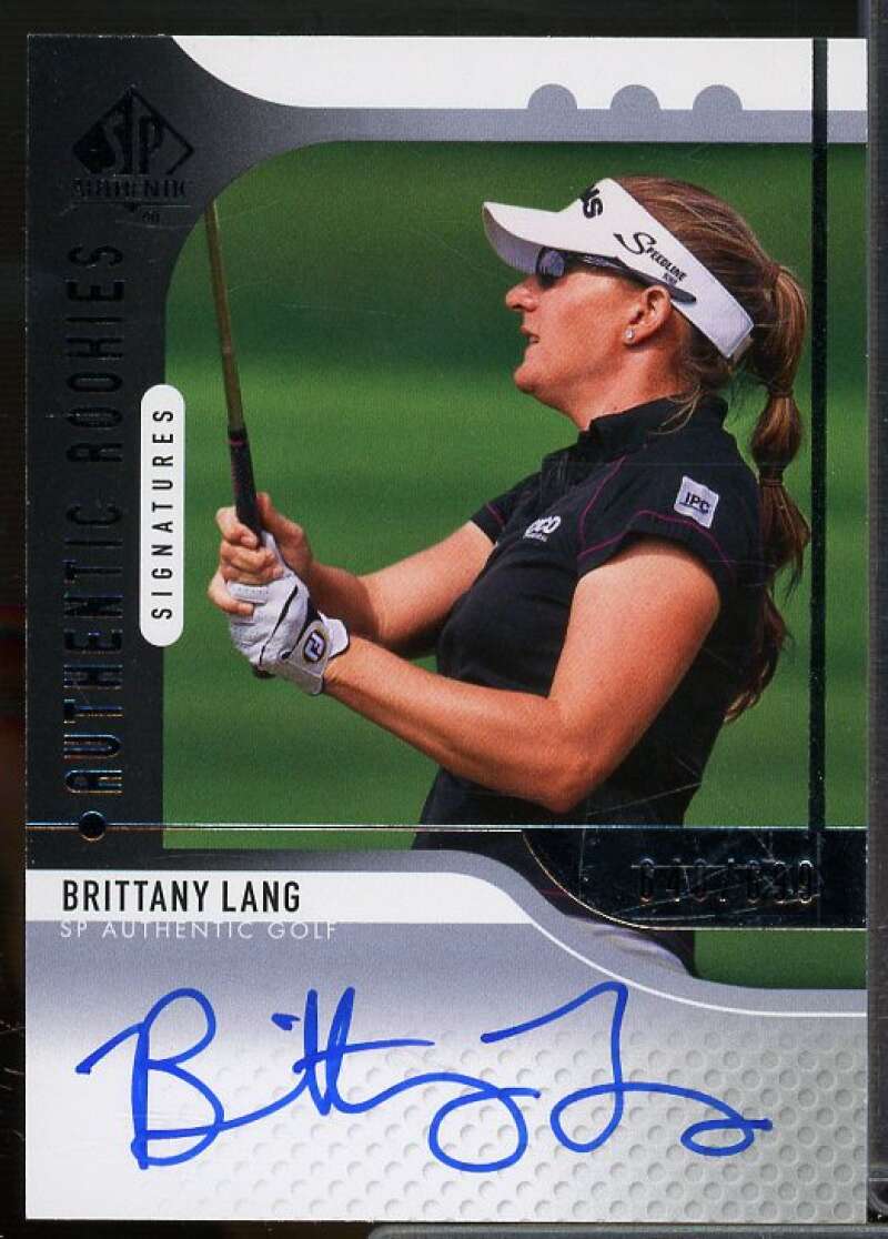 Brittany Lang AU/699 Rookie Card 2012 SP Authentic #101  Image 1