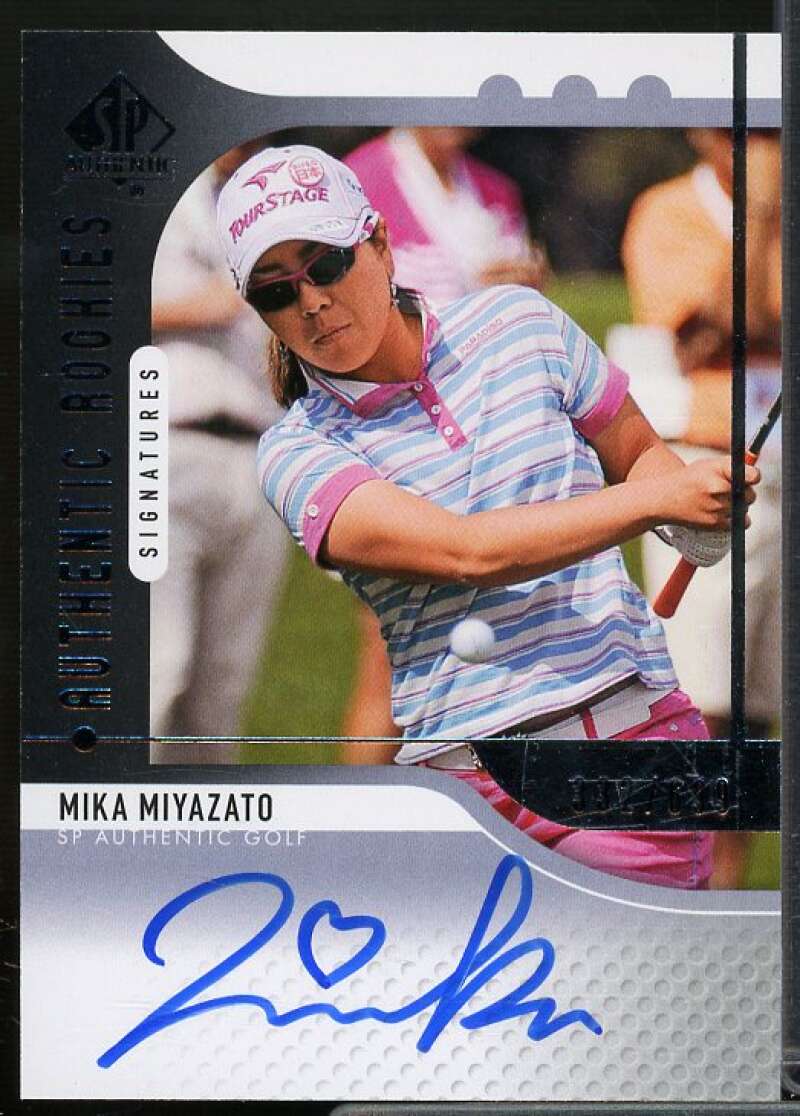 Mika Miyazato AU/699 RC Card 2012 SP Authentic #99  Image 1