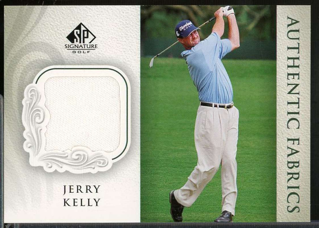 Jerry Kelly Card 2004 SP Signature Authentic Fabrics Singles #JK  Image 1