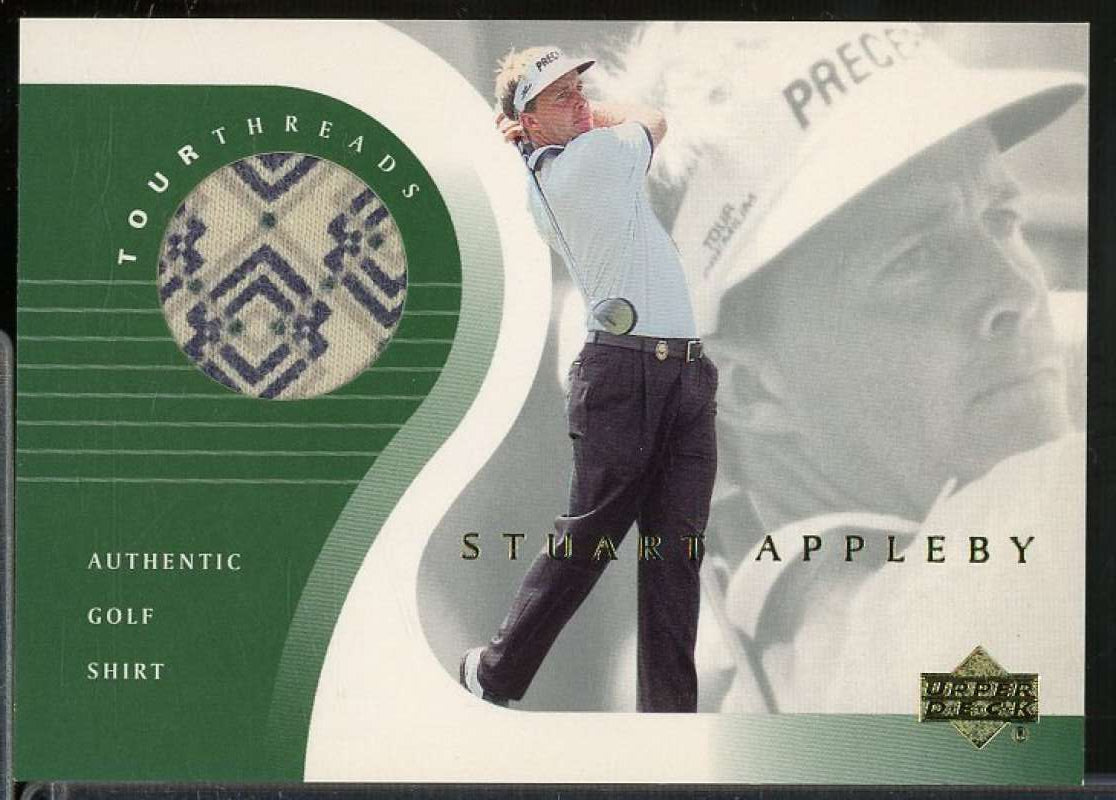 Stuart Appleby Card 2001 Upper Deck Tour Threads #TTSA  Image 1