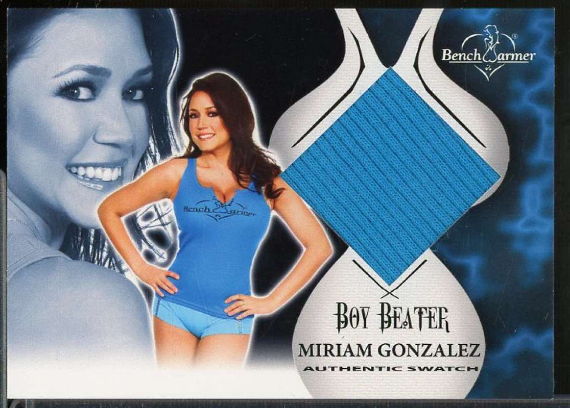 Miriam Gonzalez Card 2012 Bench Warmer Vault Boy Beater Swatches #12  Image 1