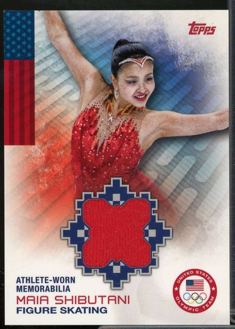 Maia Shibutani Card 2014 Topps U.S. Olympic Team Relics #ORMS  Image 1