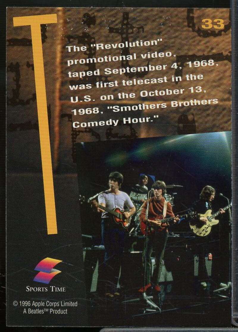 The Revolution promotional video Card 1996 Sports Time The Beatles #33  Image 2