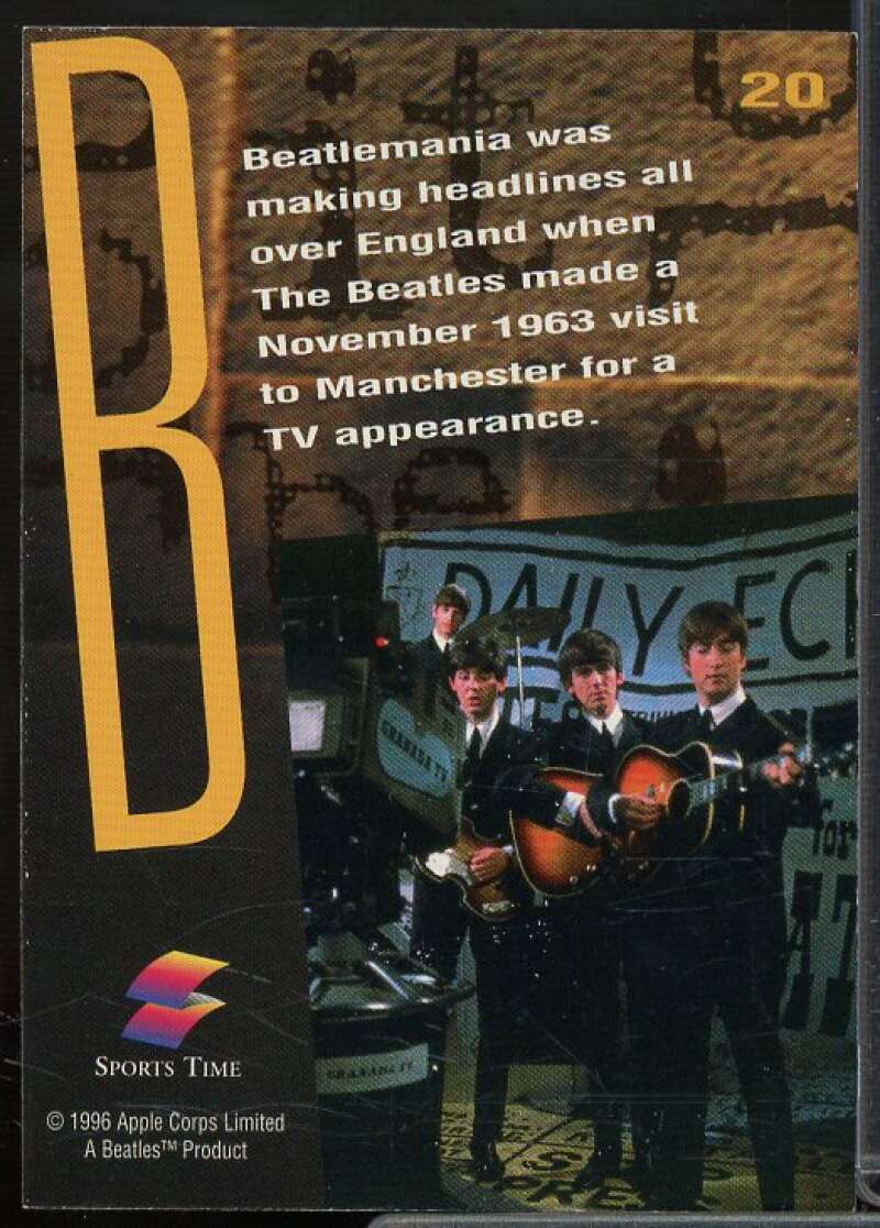 Beatlemania was making headlines Card 1996 Sports Time The Beatles #20  Image 2