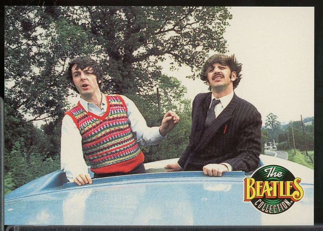 Paul and Ringo pop up Card 1993 The River Group Beatles Collection #173  Image 1