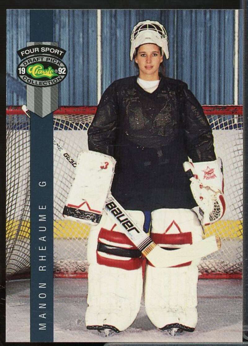 Manon Rheaume Rookie Card 1992 Classic Four Sport #224  Image 1