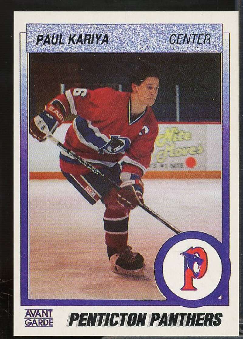 Paul Kariya/Skating with stick Card 1991-92 British Columbia JHL #91  Image 1