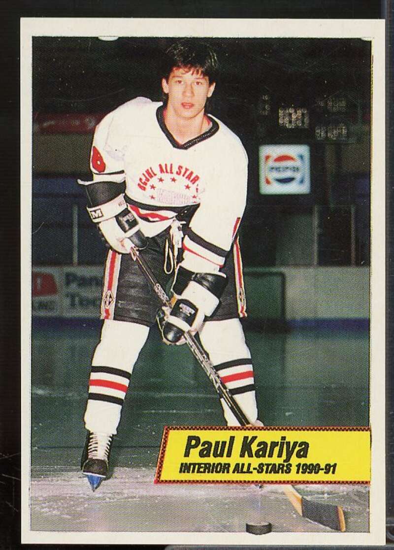 Paul Kariya/1990-91 AS Card 1991-92 British Columbia JHL #84  Image 1