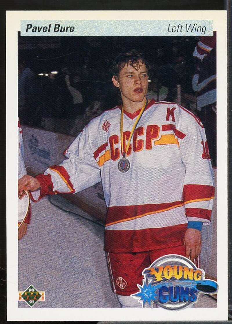 Pavel Bure YG RC Card 1990-91 Upper Deck #526  Image 1