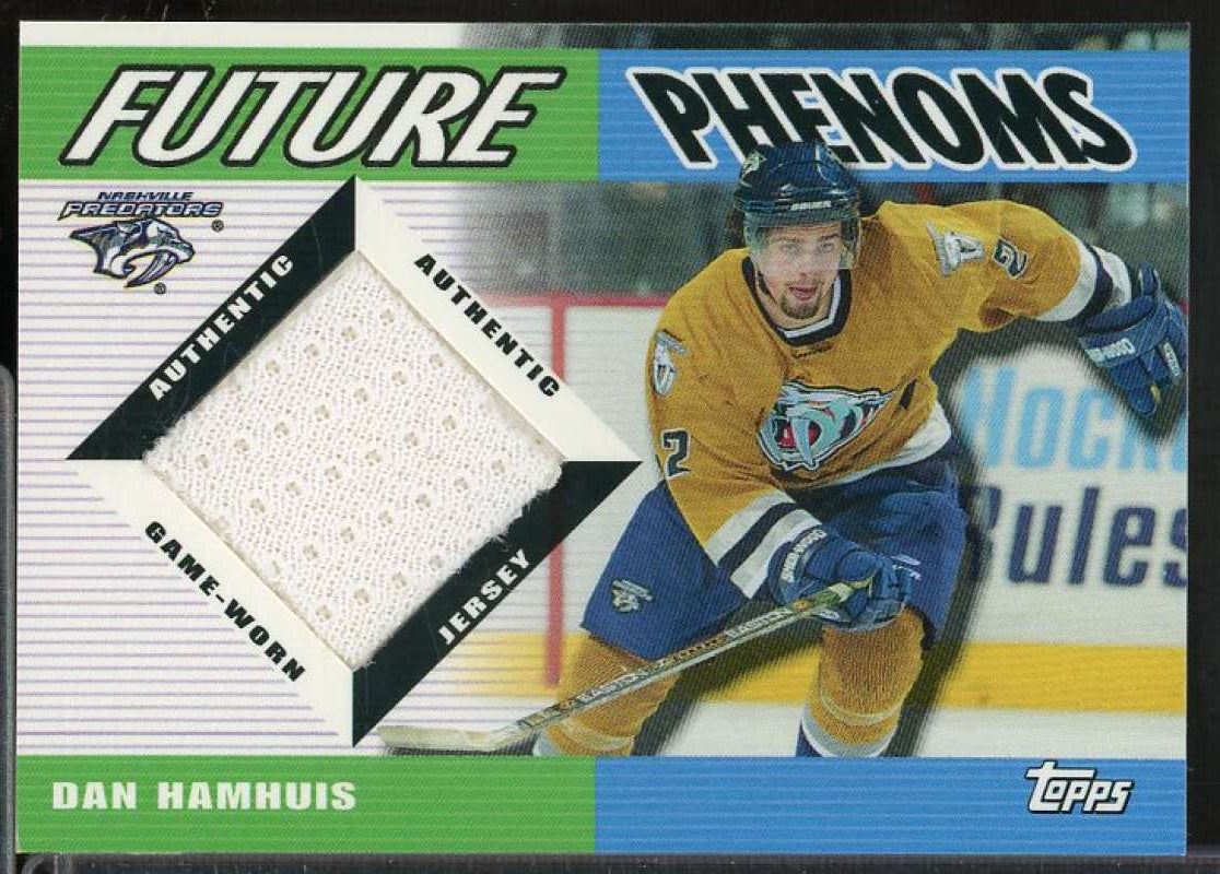 Dan Hamhuis Card 2003-04 Topps Traded Future Phenoms #FPDH  Image 1