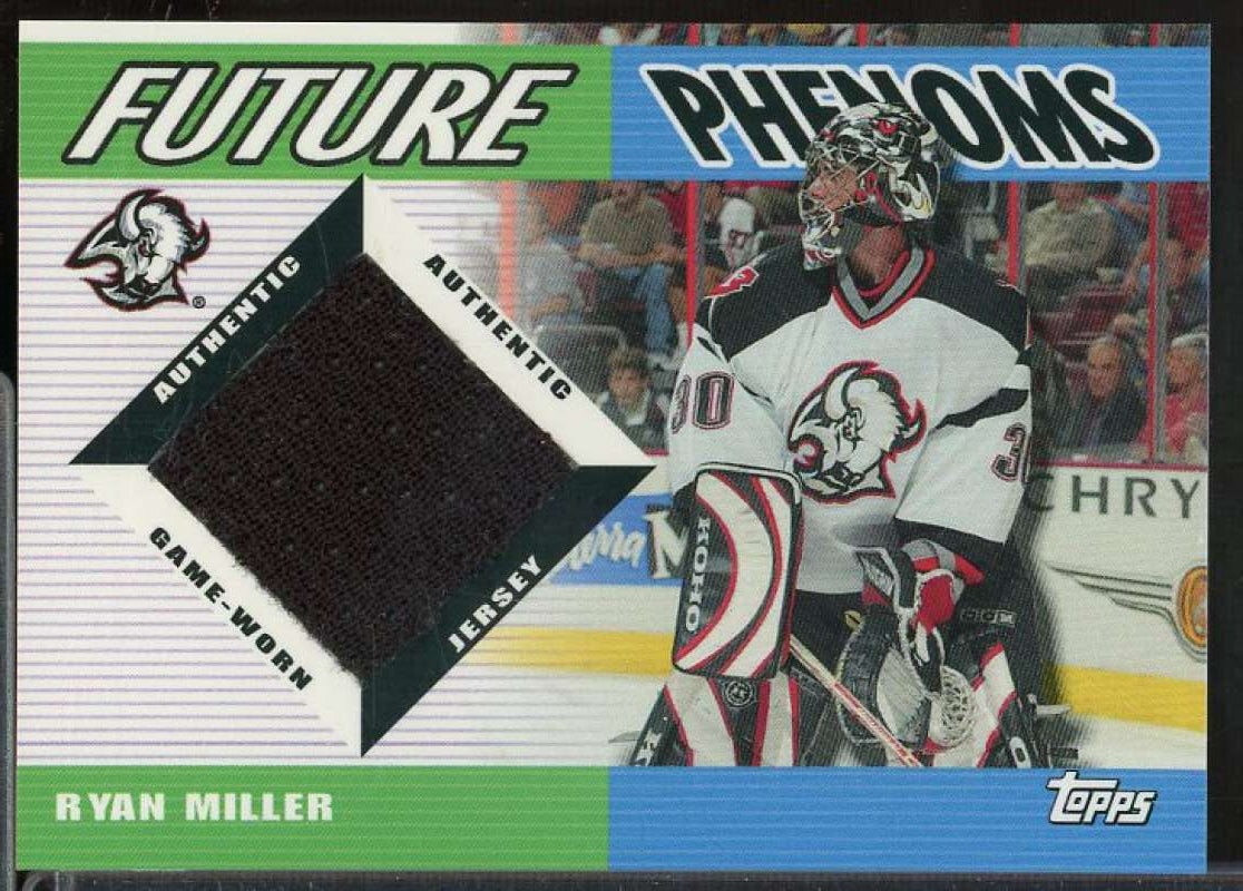 Ryan Miller Card 2003-04 Topps Traded Future Phenoms #FPRM  Image 1