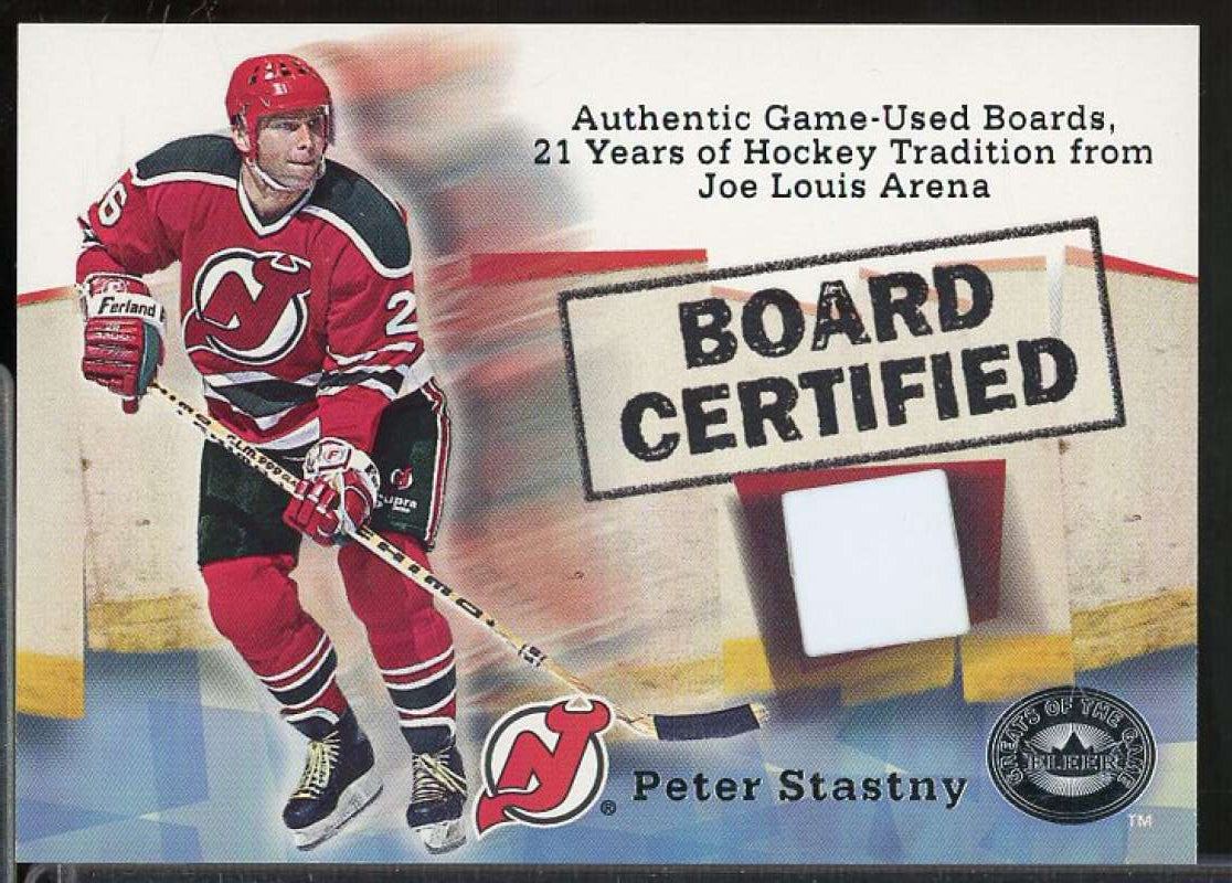 Peter Stastny Card 2001-02 Greats of the Game Board Certified #5  Image 1