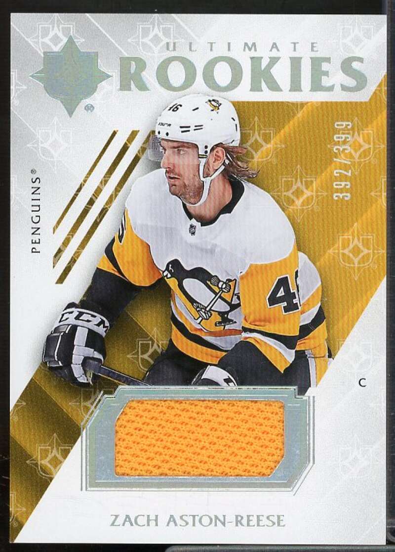 Zach Aston-Reese Card 2018-19 Ultimate Collection Jerseys #76  Image 1