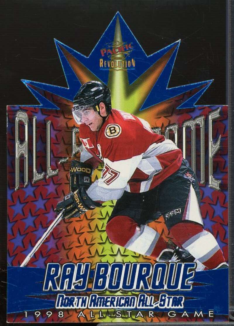 Ray Bourque Card 1997-98 Revolution 1998 All-Star Game Die-Cuts #2  Image 1