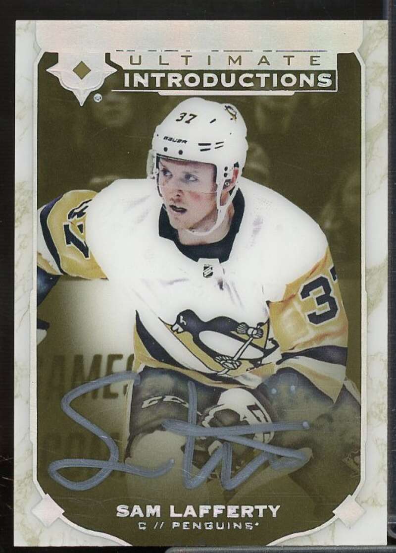 Sam Lafferty E 2019-20 Ultimate Collection Ultimate Introductions AU Gold #UI34  Image 1