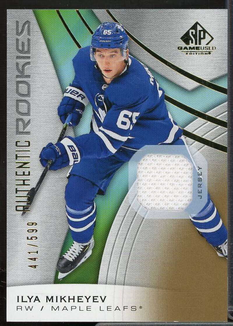 Ilya Mikheyev JSY Card 2019-20 SP Game Used Gold #120  Image 1