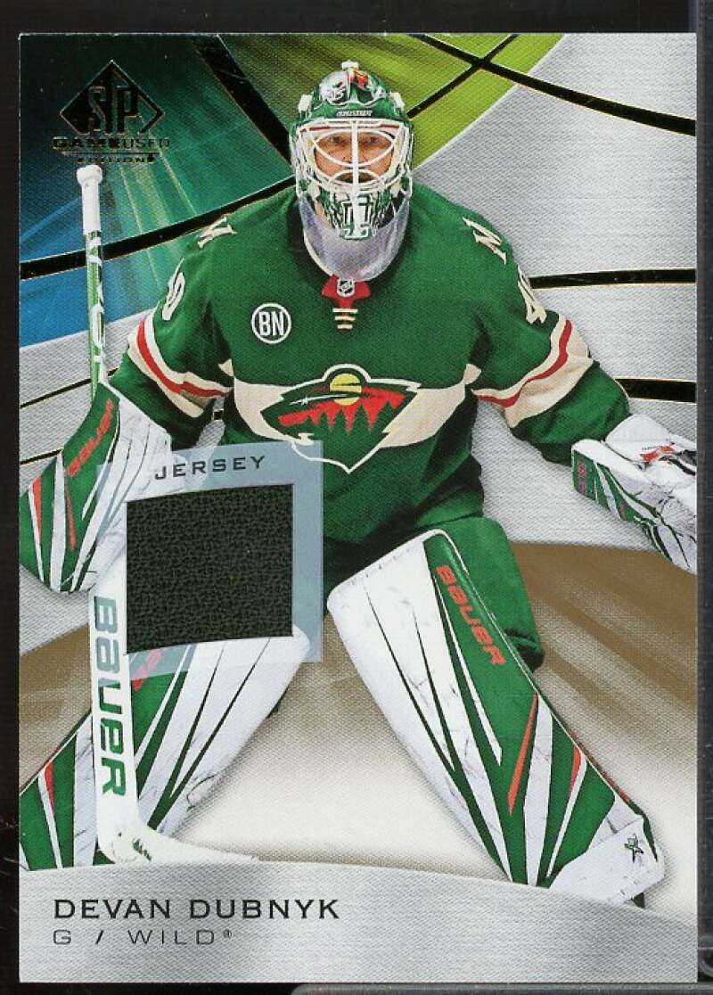 Devan Dubnyk JSY B Card 2019-20 SP Game Used Gold #61  Image 1