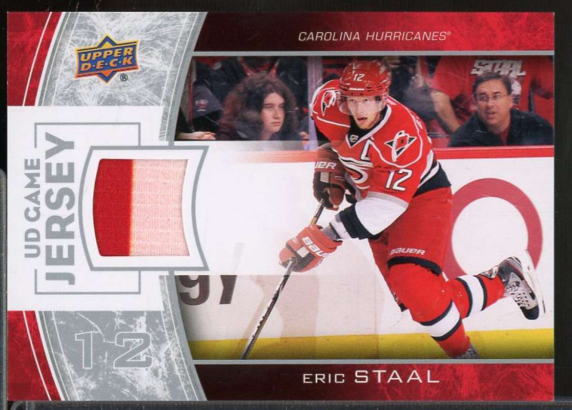 Eric Staal 1E Card 2013-14 Upper Deck Game Jerseys #GJES  Image 1