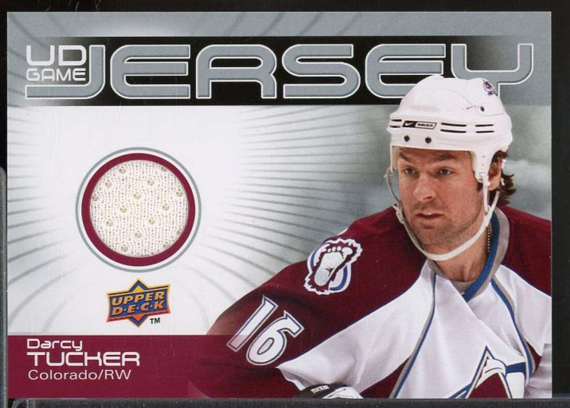 Darcy Tucker Card 2010-11 Upper Deck Game Jerseys #GJDT  Image 1