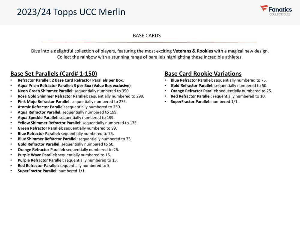 2023/24 Topps Chrome Merlin UEFA Club Competitions Soccer 7-Pack Blaster Box Image 4