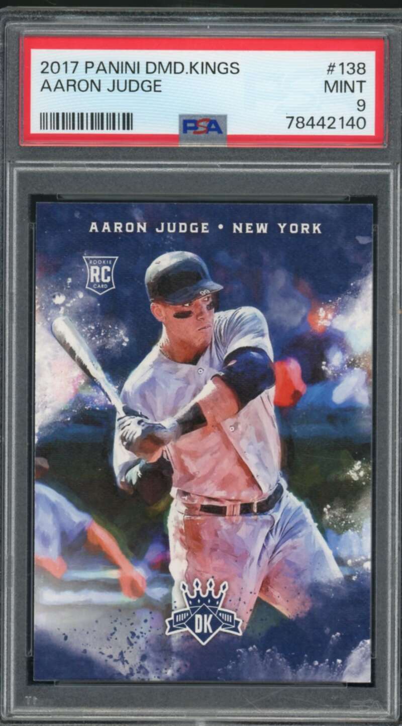 Aaron Judge Rookie Card 2017 Panini Diamond Kings #138 PSA 9 Image 1