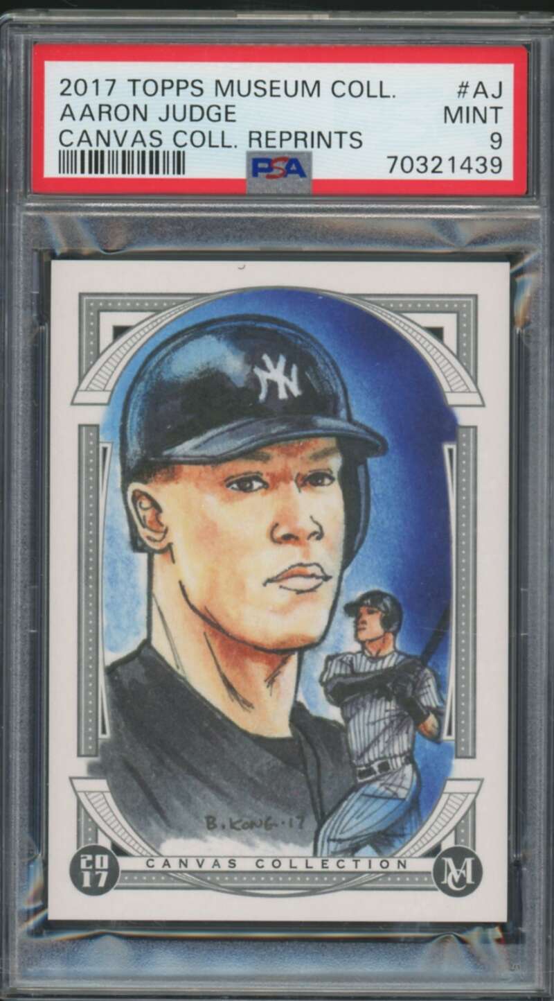 Aaron Judge Rookie Card 2017 Topps Museum Collection #AJ PSA 9 Image 1