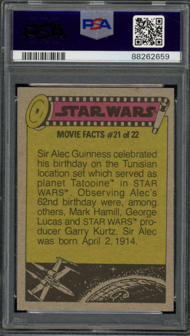 Chewie Gets Riled! Card 1977 Star Wars #298 PSA 7 Image 2