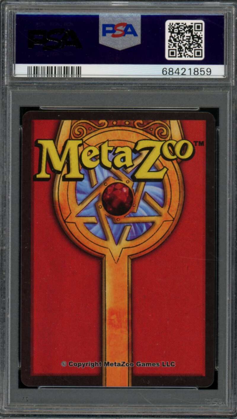 Metazoo Card 2021 Cryptid Nation Spellbook Promo Holo 2nd Edition PSA 9 Image 2