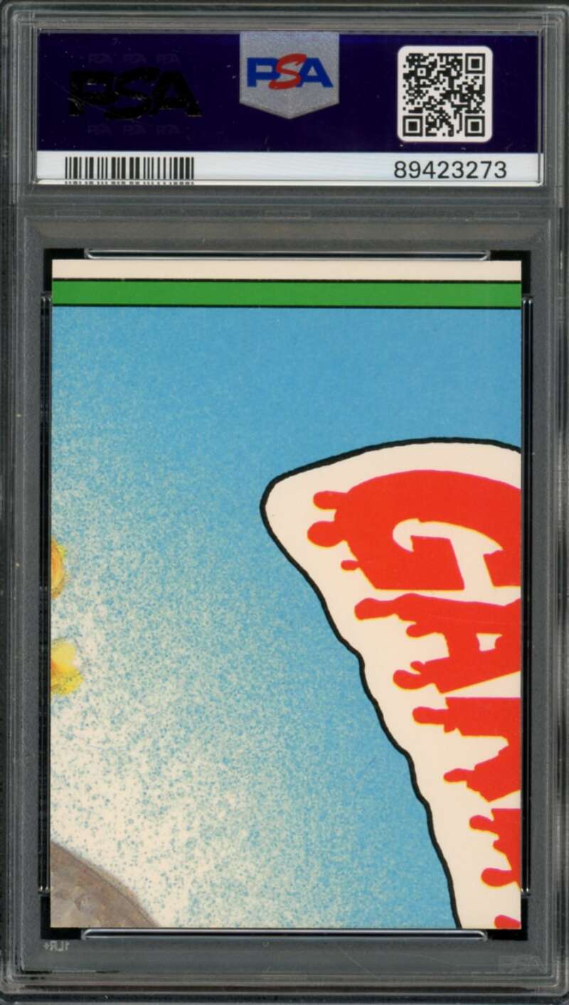 Max Axe Stickers Card 1986 Garbage Pail Kids #137a PSA 8 Image 2