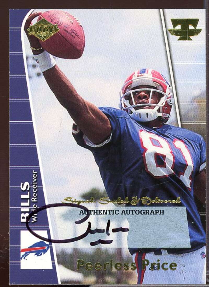 Peerless Price Rookie 1999 Collector's Edge Triumph Signed Sealed Delivered #PP  Image 1