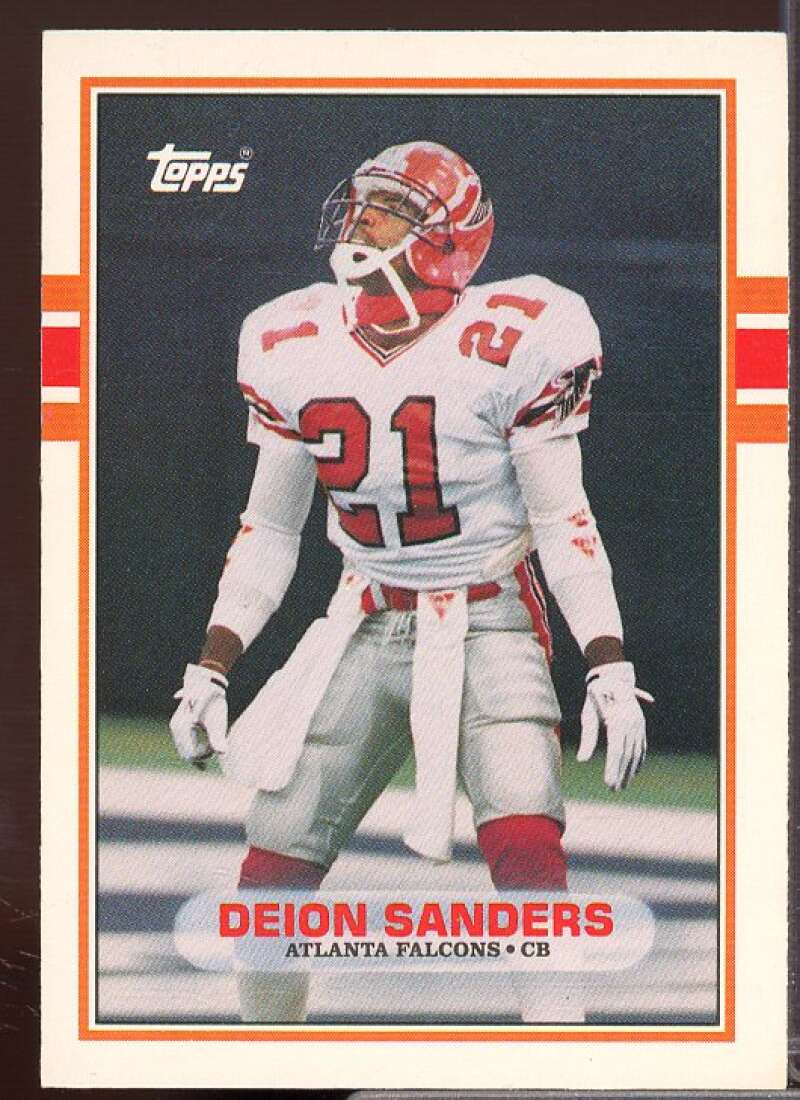 Deion Sanders Rookie Card 1989 Topps Traded #30T  Image 1