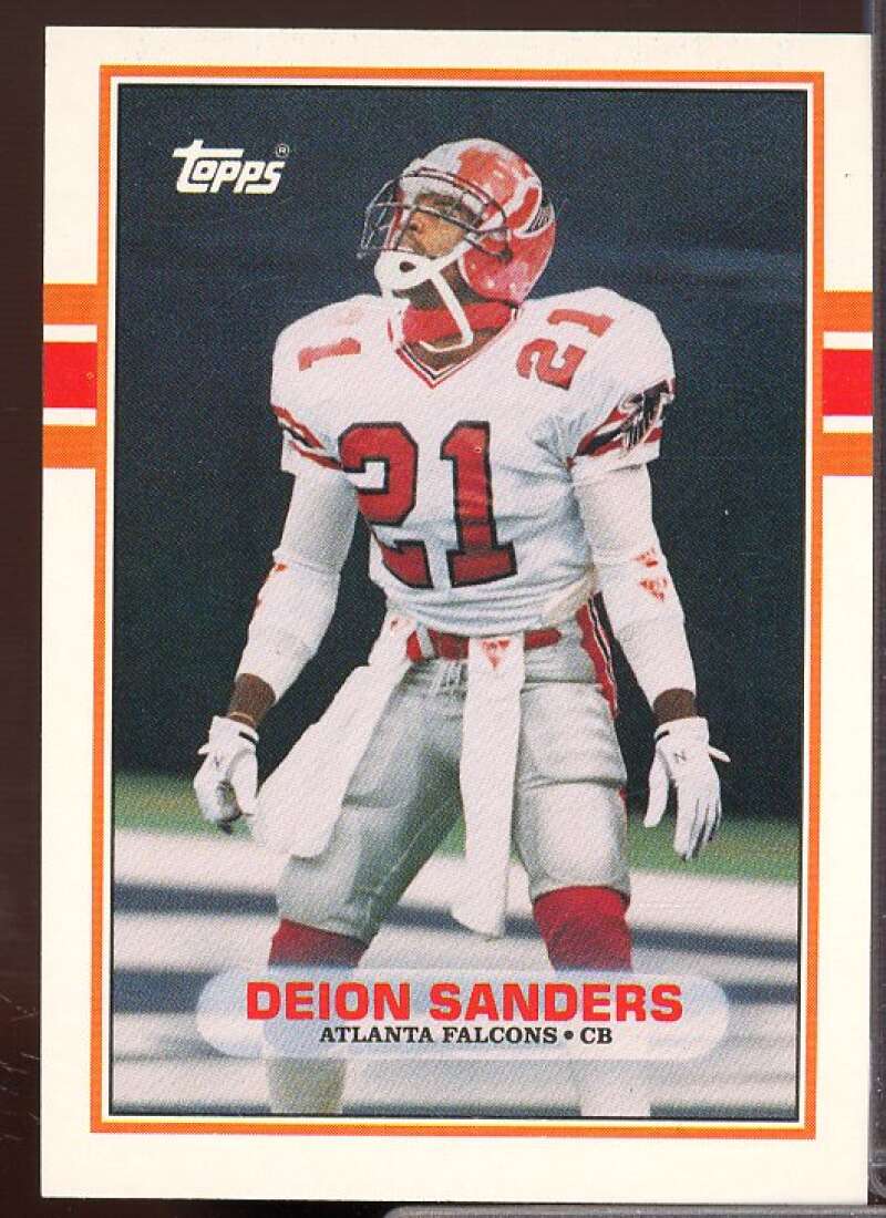 Deion Sanders Rookie Card 1989 Topps Traded #30T  Image 1