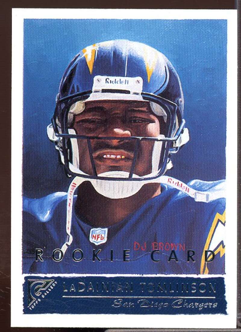 LaDainian Tomlinson Rookie Card 2001 Topps Gallery #103  Image 1