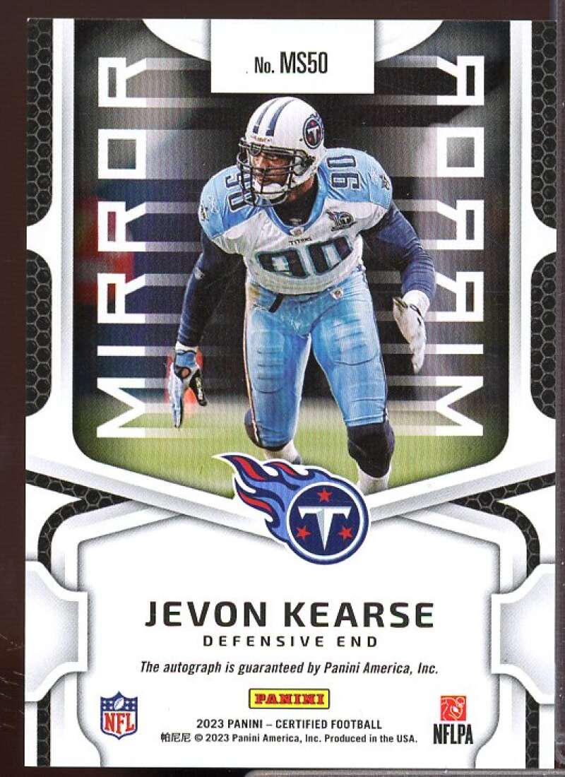 Jevon Kearse Card 2023 Certified Mirror Signatures Bronze #50  Image 2