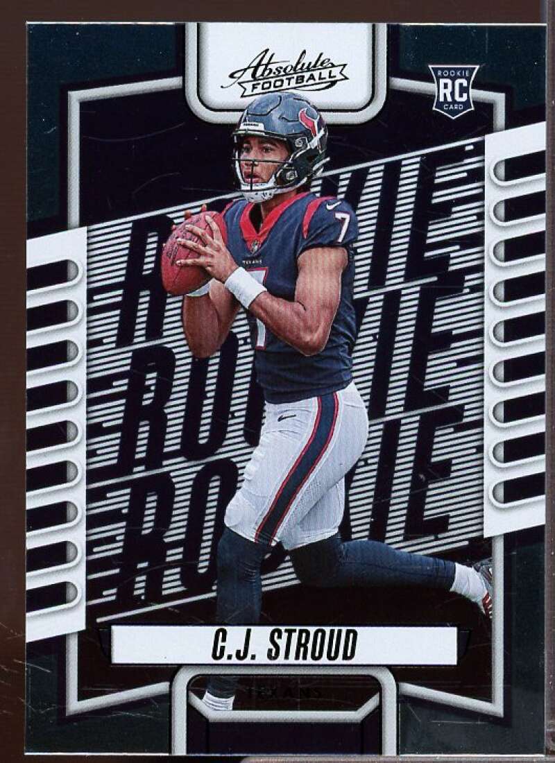 C.J. Stroud Rookie Card 2023 Absolute #102  Image 1