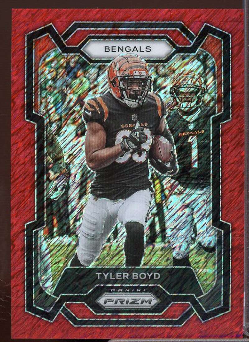 Tyler Boyd Card 2023 Panini Prizm Prizms Red Shimmer #63  Image 1